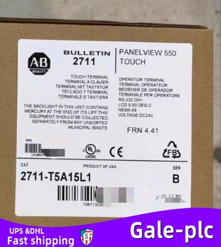New 2711 t5a15l1 - panelview, 550